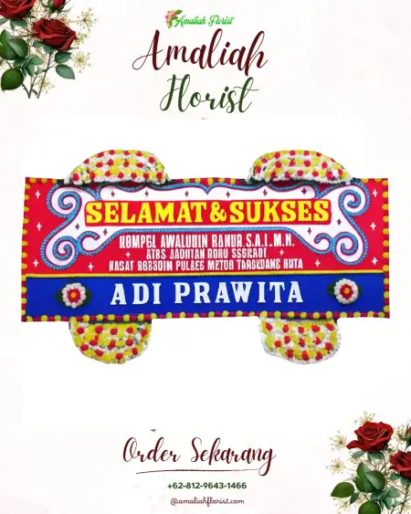 Papan Bunga Ucapan Selamat Venue Wedding Depok